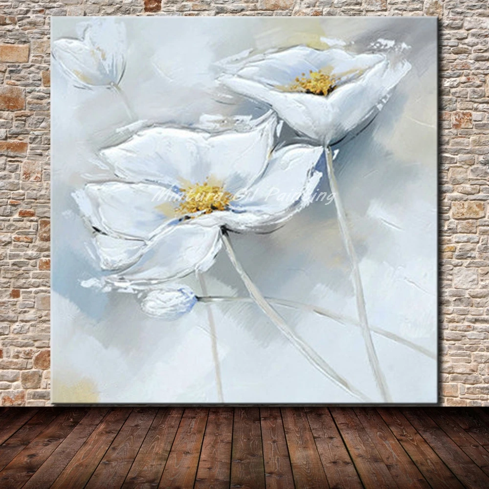 Mintura Paintings Hand Painted White Flowers Oil Paintings On Canvas Wall Art Pictures For Living Room Hotel Decor No Frame Gift
Mintura Paintings Hand Painted White Flowers Oil Paintings On Canvas Wall Art Pictures For Living Room Hotel Decor No Frame Gift