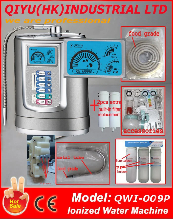 FreeShip 5Plate Titanium ionizer/alkaline water/kangen(JapanTechTaiwan factry)built-in NSF filter+3stage prefilter+2extra filter
FreeShip 5Plate Titanium ionizer/alkaline water/kangen(JapanTechTaiwan factry)built-in NSF filter+3stage prefilter+2extra filter