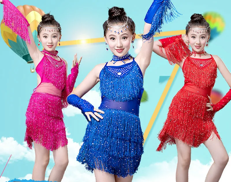 Kids Sequin Latin Dance Dress for Competition Tassel Fringed Latin Dance Costume Girl Modern Ballroom Dance Dress Children 89
Kids Sequin Latin Dance Dress for Competition Tassel Fringed Latin Dance Costume Girl Modern Ballroom Dance Dress Children 89