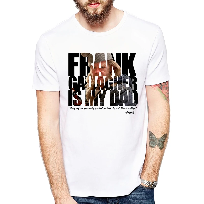 Мужская футболка с рукавом реглан Frank is my dad летняя в стиле хип хоп|funny tee|shirt man summert