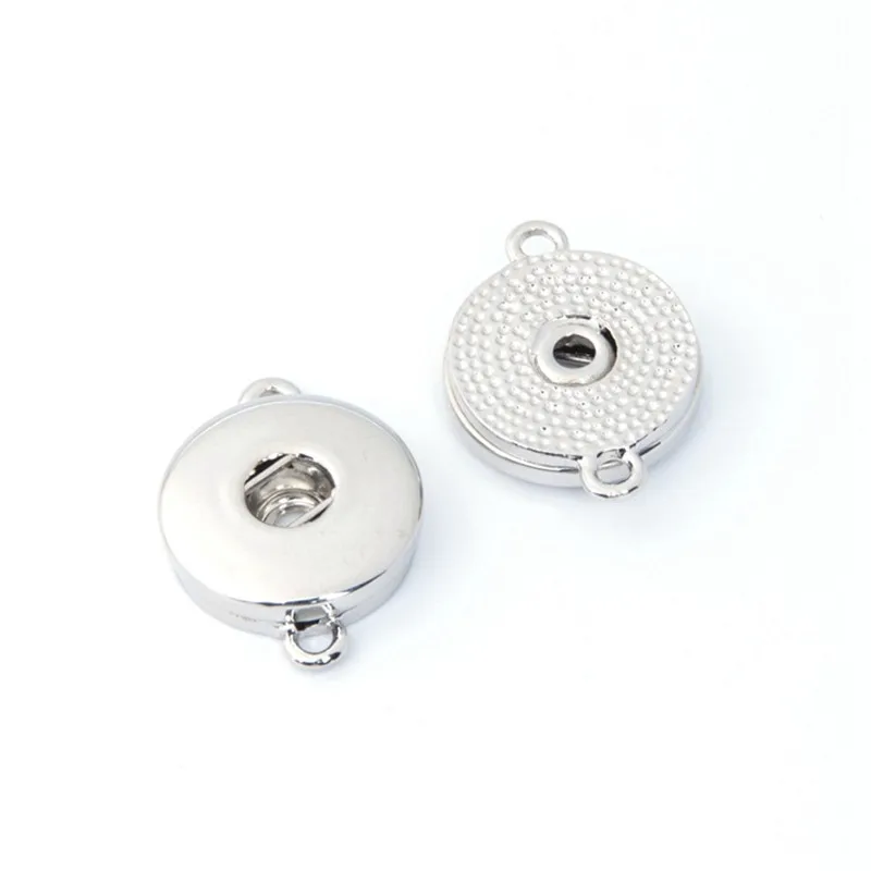 100pcs/lot Pendant Of Necklace Fit Snaps Style Small Buttons Jewelry 18mm Buttons Pendant Snap Jewelry