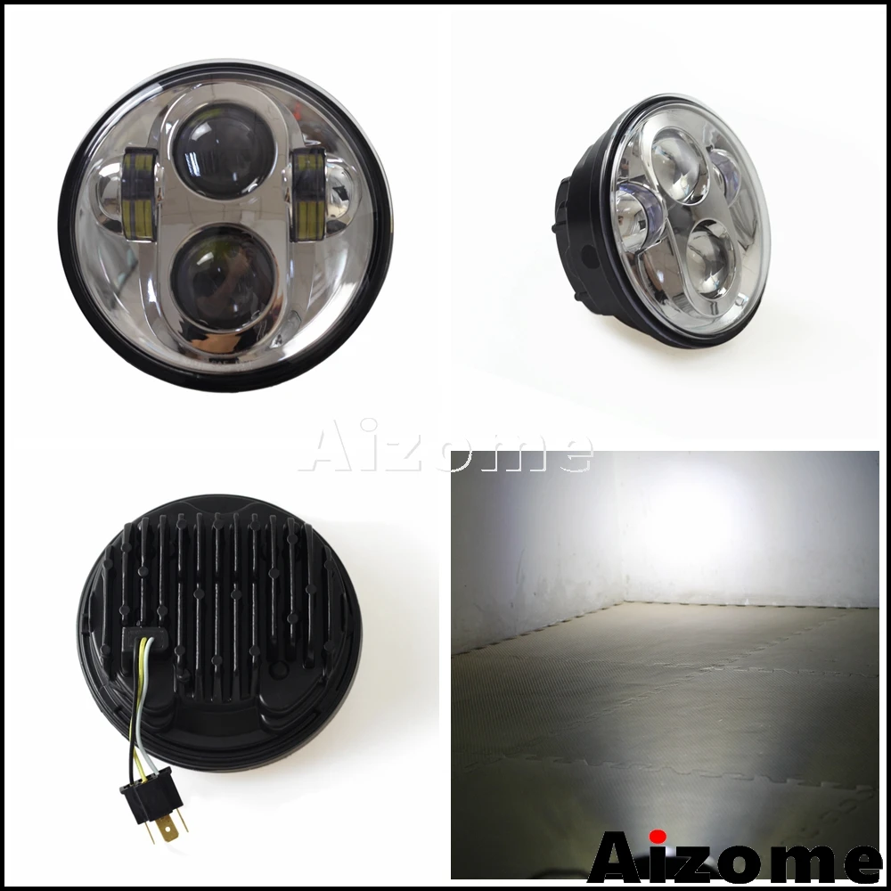 5.75" LED Headlight Headlamp Universal Motorcycle Projector Head Light For Harley Dyna Softail Custom FXST Sportster 48 Breakout
5.75" LED Headlight Headlamp Universal Motorcycle Projector Head Light For Harley Dyna Softail Custom FXST Sportster 48 Breakout
