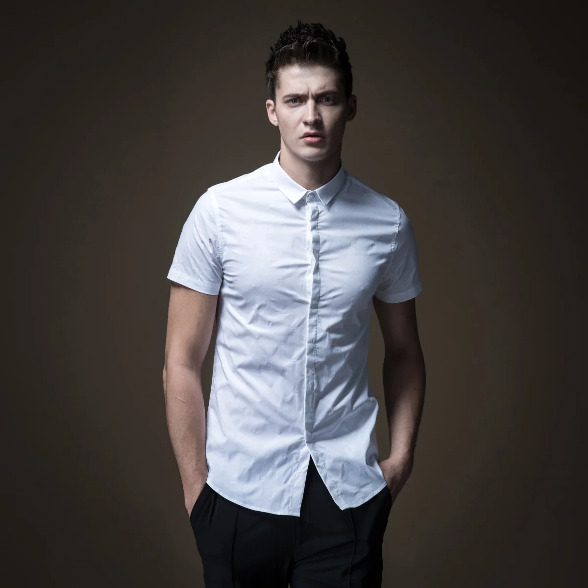 Men Shirt Blusas Masculina Real Regular Pinli Pin Li New Summer Men's Suit, Pure Color Casual Short Sleeved Shirt B182613498
Men Shirt Blusas Masculina Real Regular Pinli Pin Li New Summer Men's Suit, Pure Color Casual Short Sleeved Shirt B182613498