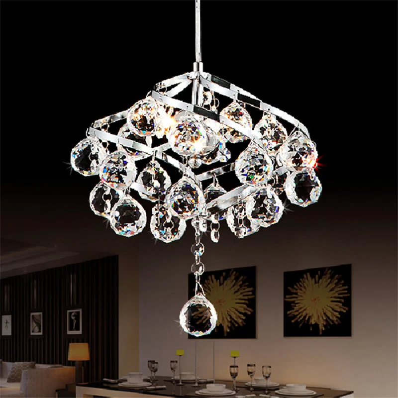Simple modern LED crystal chandelier light restaurant chandelier bedroom study lamp European style Chandelier Postage free
Simple modern LED crystal chandelier light restaurant chandelier bedroom study lamp European style Chandelier Postage free