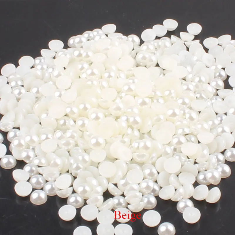 1000Pcs 2-5mm Beige ABS Resin Half Round Pearls for Nail Art Flatback Non Hotfix Rhinestones Pearl Shoes Beads Strass DIY Phone
1000Pcs 2-5mm Beige ABS Resin Half Round Pearls for Nail Art Flatback Non Hotfix Rhinestones Pearl Shoes Beads Strass DIY Phone