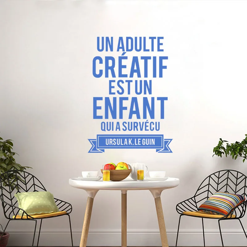 Stickers Muraux Un Doulte Creatif Vinyl Wall Decal Mural Art Wallpaper Living Room Home Decor Poster House Decoration
Stickers Muraux Un Doulte Creatif Vinyl Wall Decal Mural Art Wallpaper Living Room Home Decor Poster House Decoration