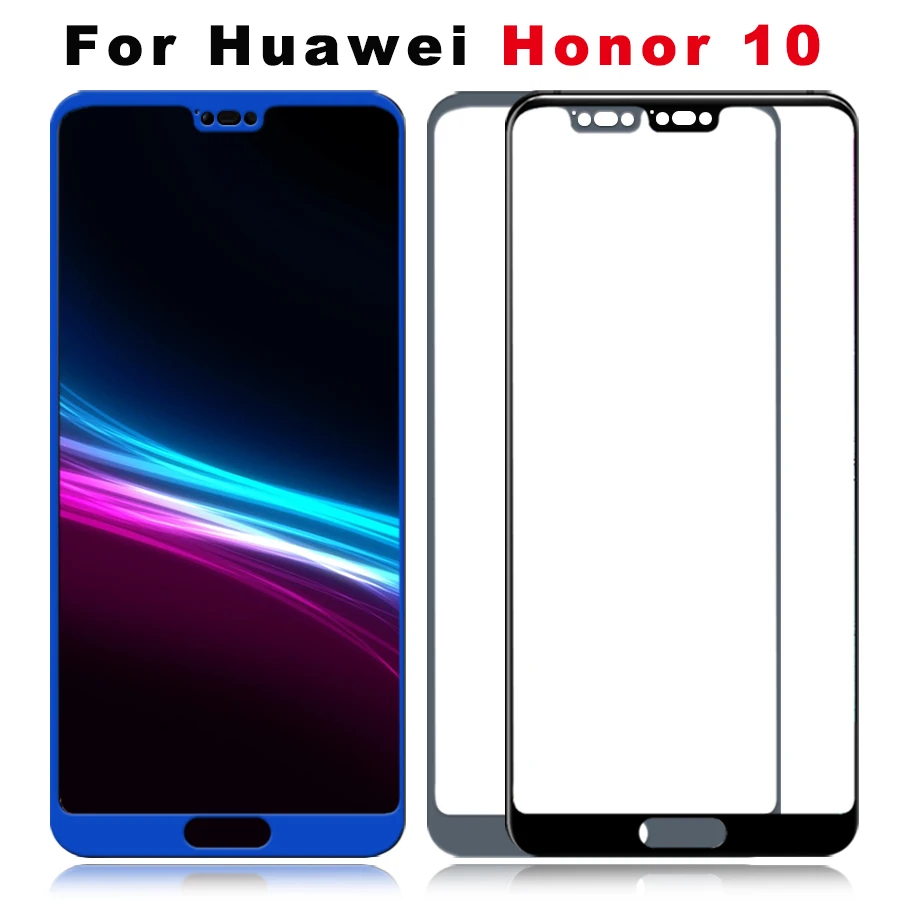 Закаленное 3d стекло для Huawei Honor 10 2 шт. полноэкранная Защитная пленка 10|Защитные