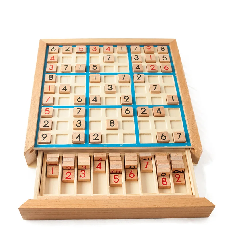 Wooden Word Puzzle Games Soduku Developing Montessori Number Placement Educational Toys For children
Wooden Word Puzzle Games Soduku Developing Montessori Number Placement Educational Toys For children