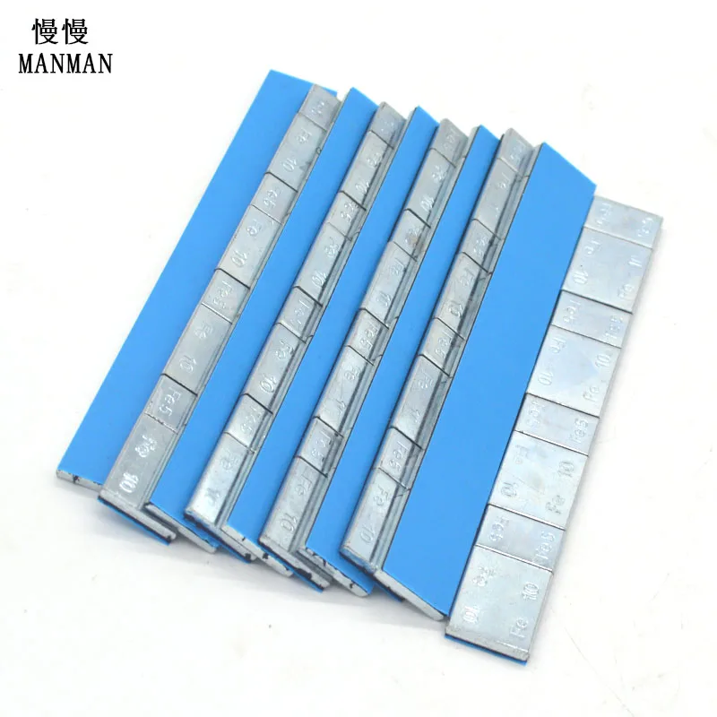 600 g package wheel balance weight wheel weight (5+10)g*4=60g surface Zinc plated blue tape
600 g package wheel balance weight wheel weight (5+10)g*4=60g surface Zinc plated blue tape