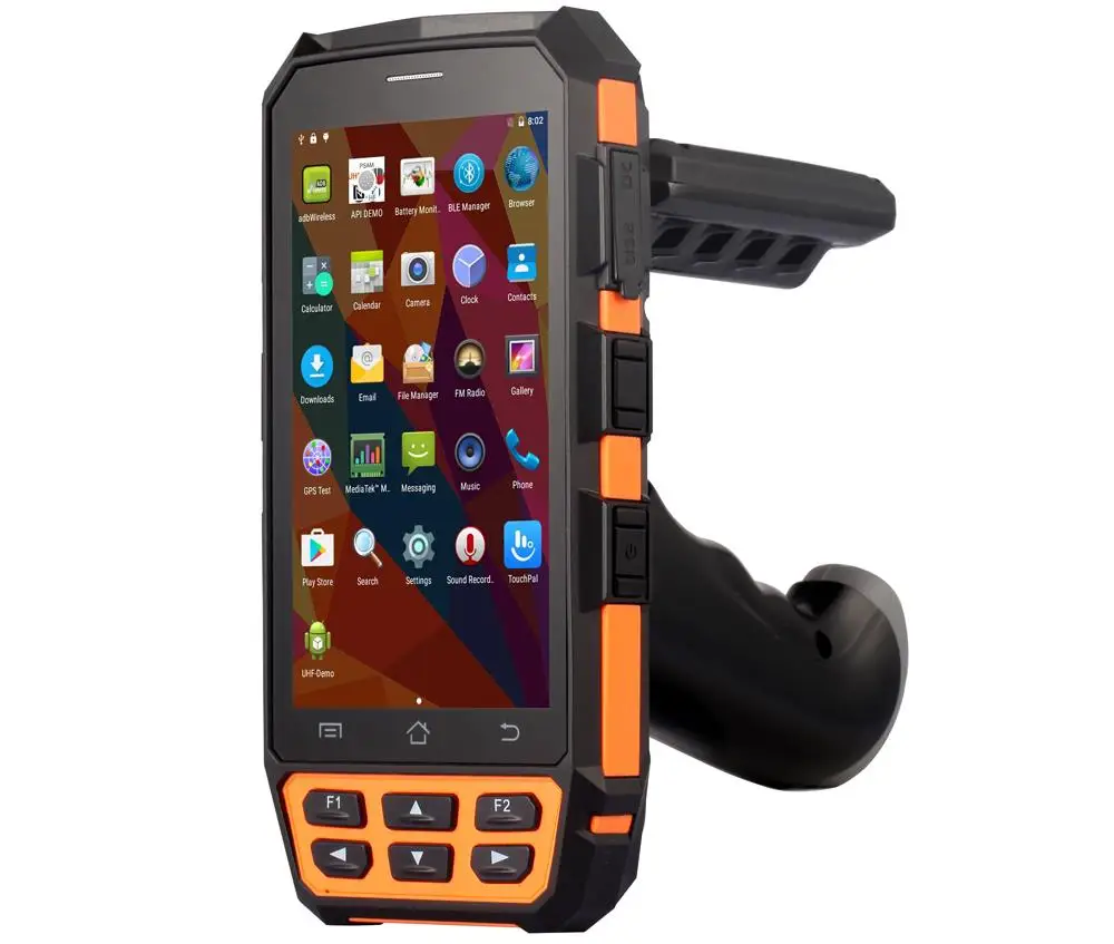 PDA 2D Laser Barcode Android ticket Scanner UHF RFID Handheld Terminal with Pistol Grip Fingerprint Scanner Reader Rugged
PDA 2D Laser Barcode Android ticket Scanner UHF RFID Handheld Terminal with Pistol Grip Fingerprint Scanner Reader Rugged