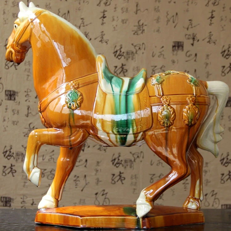 Horse ceramic ornaments Malaysia horse crafts antique gift ornaments vintage home decor statue Tang sancai ceramics pet cozinha
Horse ceramic ornaments Malaysia horse crafts antique gift ornaments vintage home decor statue Tang sancai ceramics pet cozinha