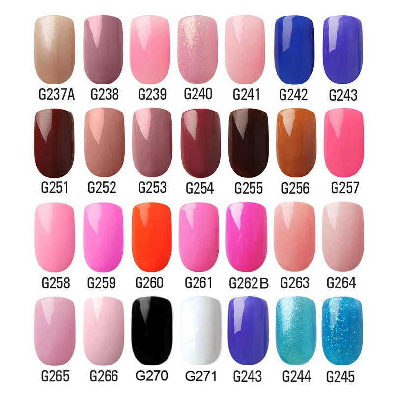 All For Gel Varnishes Kits With UV Lamp White Soak Off A Set of Nail Polish Sale Nails Art Design Everything In 22PCS | Красота и