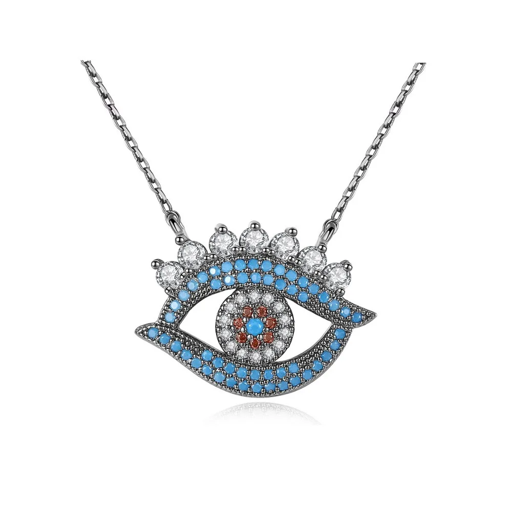 New Fashion Blue Eye Pendant Necklace Cubic Zirco Rhodium For Girl Women Xmas Birthday Party Gift Jewelry
New Fashion Blue Eye Pendant Necklace Cubic Zirco Rhodium For Girl Women Xmas Birthday Party Gift Jewelry