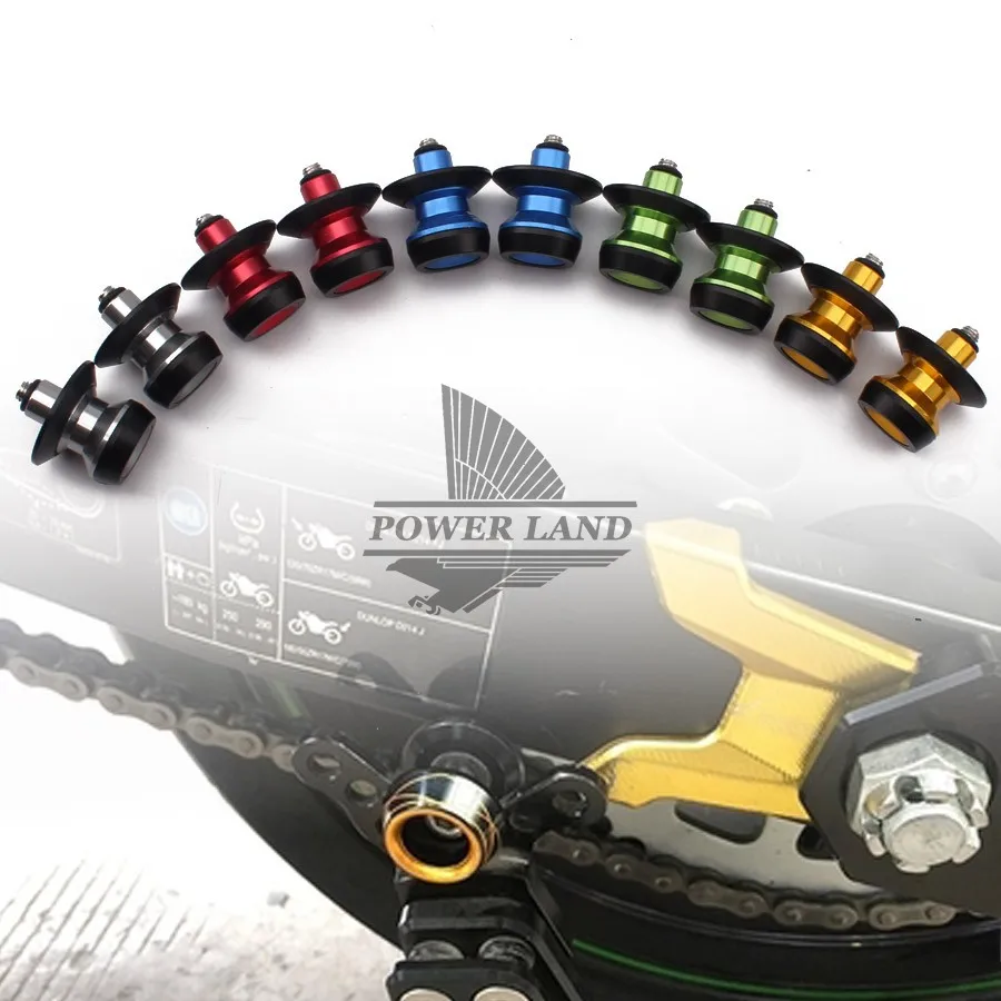 1pair Motorcycle 5colors Rear Stand Swing Arm Spool Sliders Stand Swingarm Bobbins Spools 10mm Stands Screws Universal Fit
1pair Motorcycle 5colors Rear Stand Swing Arm Spool Sliders Stand Swingarm Bobbins Spools 10mm Stands Screws Universal Fit