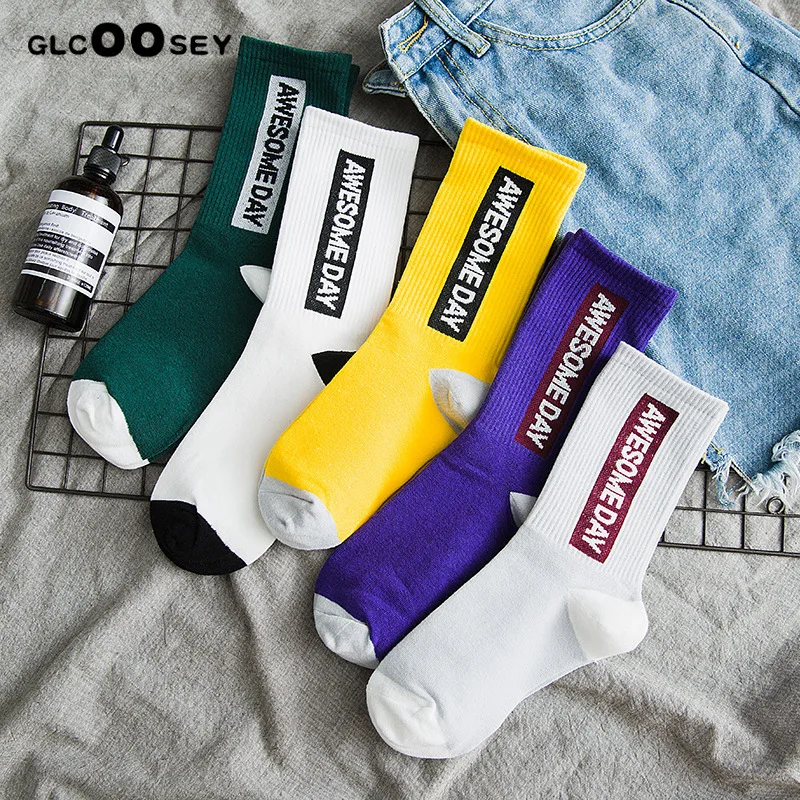 Fashion Men Cotton Socks Women Streetwear Kanye West Ins Crew Socks Hip Hop Letter Calabasas Long Socks harajuku Skateboard Sock
Fashion Men Cotton Socks Women Streetwear Kanye West Ins Crew Socks Hip Hop Letter Calabasas Long Socks harajuku Skateboard Sock