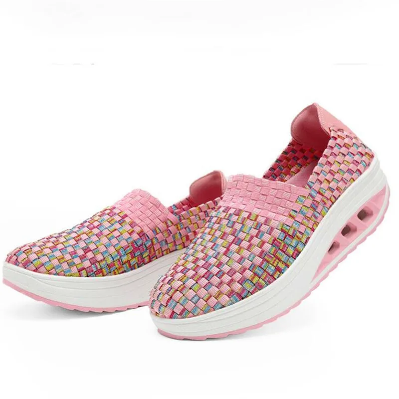 New fashion trend, versatile, slim, comfortable, woven, cushion, rocking shoes, spring, summer and autumn
New fashion trend, versatile, slim, comfortable, woven, cushion, rocking shoes, spring, summer and autumn