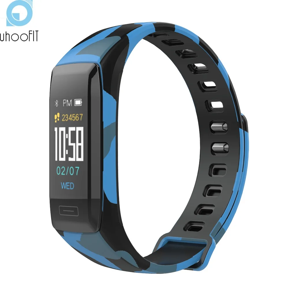 UHOOFIT V8 Спорт крови Давление монитор сердечного ритма Для мужчин Smart Band Фитнес