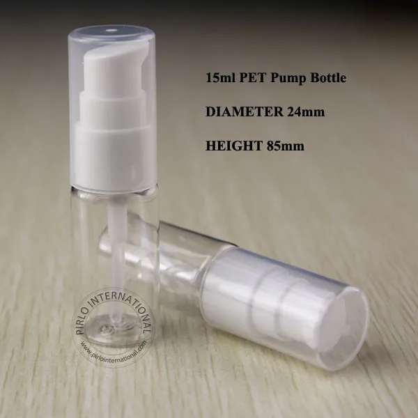 15ml PET Lotion Pump Spray Bottle Plastic Bottle Cosmetic Packaging Emulsion Container With White Spray Lid 50PCS
15ml PET Lotion Pump Spray Bottle Plastic Bottle Cosmetic Packaging Emulsion Container With White Spray Lid 50PCS