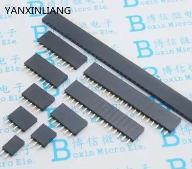 20PCS Pitch 2.54mm 1x8Pin 8 Pin Female Single Row Straight Header Strip Connector Socket
20PCS Pitch 2.54mm 1x8Pin 8 Pin Female Single Row Straight Header Strip Connector Socket