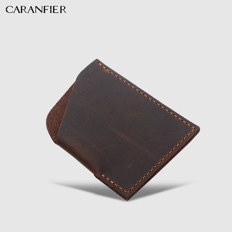 CARANFIER100% Crazy Horse Genuine Leather Card&ID Holder Newest Style for Men Fashion Put Coin or Crads Brand Wallet
CARANFIER100% Crazy Horse Genuine Leather Card&ID Holder Newest Style for Men Fashion Put Coin or Crads Brand Wallet