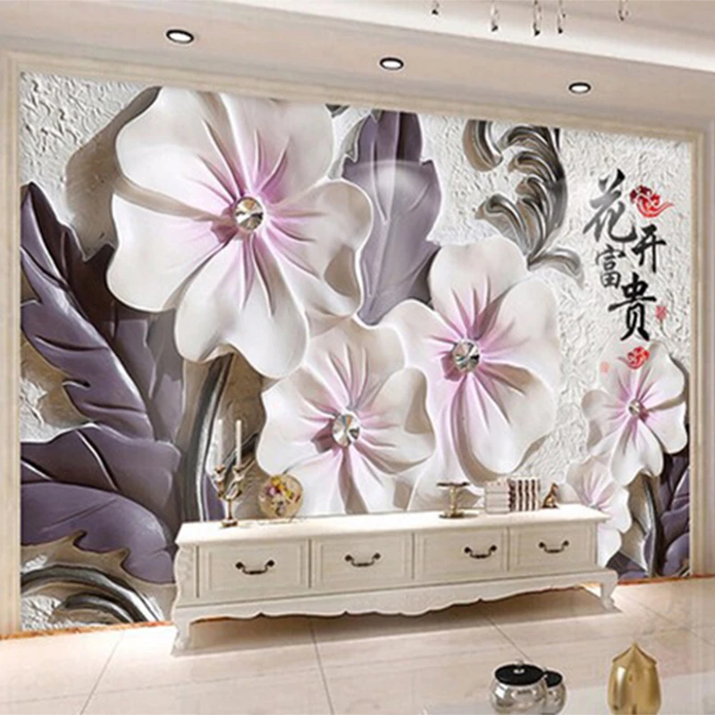Modern Minimalist 3D Stereo Embossed Flower Decorative Background Wall Wallpaper Living Room Abstract Art 3D Mural Wall Papers
Modern Minimalist 3D Stereo Embossed Flower Decorative Background Wall Wallpaper Living Room Abstract Art 3D Mural Wall Papers