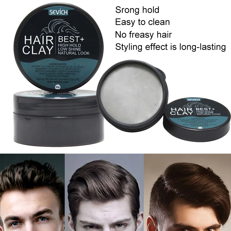 New 80g Hair Styling Clay Gel Hold Hairstyles Matte Finished Long Lasting Effect Molding Cream HJL2018 For Men's Hair Styling
New 80g Hair Styling Clay Gel Hold Hairstyles Matte Finished Long Lasting Effect Molding Cream HJL2018 For Men's Hair Styling