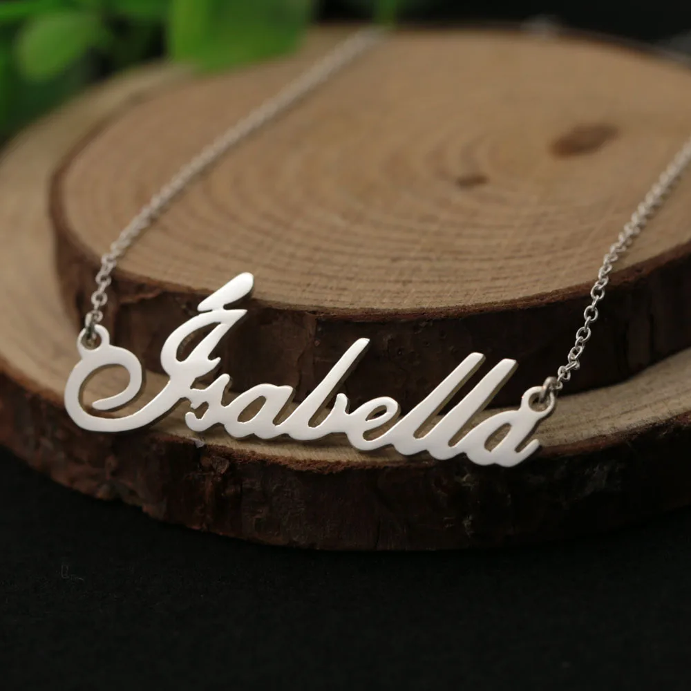 Women Name Necklace Personalized 925 Solid Silver Custom Necklace Nameplate Pendant French
Women Name Necklace Personalized 925 Solid Silver Custom Necklace Nameplate Pendant French