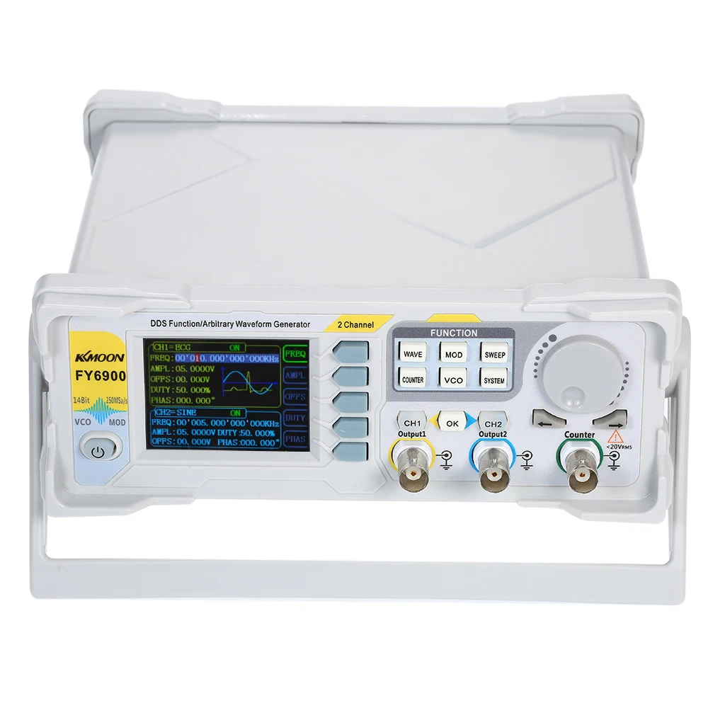 20/60/80/100MHz Function Signal Generator High Precision Digital DDS Dual-channel Function Signal/Arbitrary Waveform Generator
20/60/80/100MHz Function Signal Generator High Precision Digital DDS Dual-channel Function Signal/Arbitrary Waveform Generator