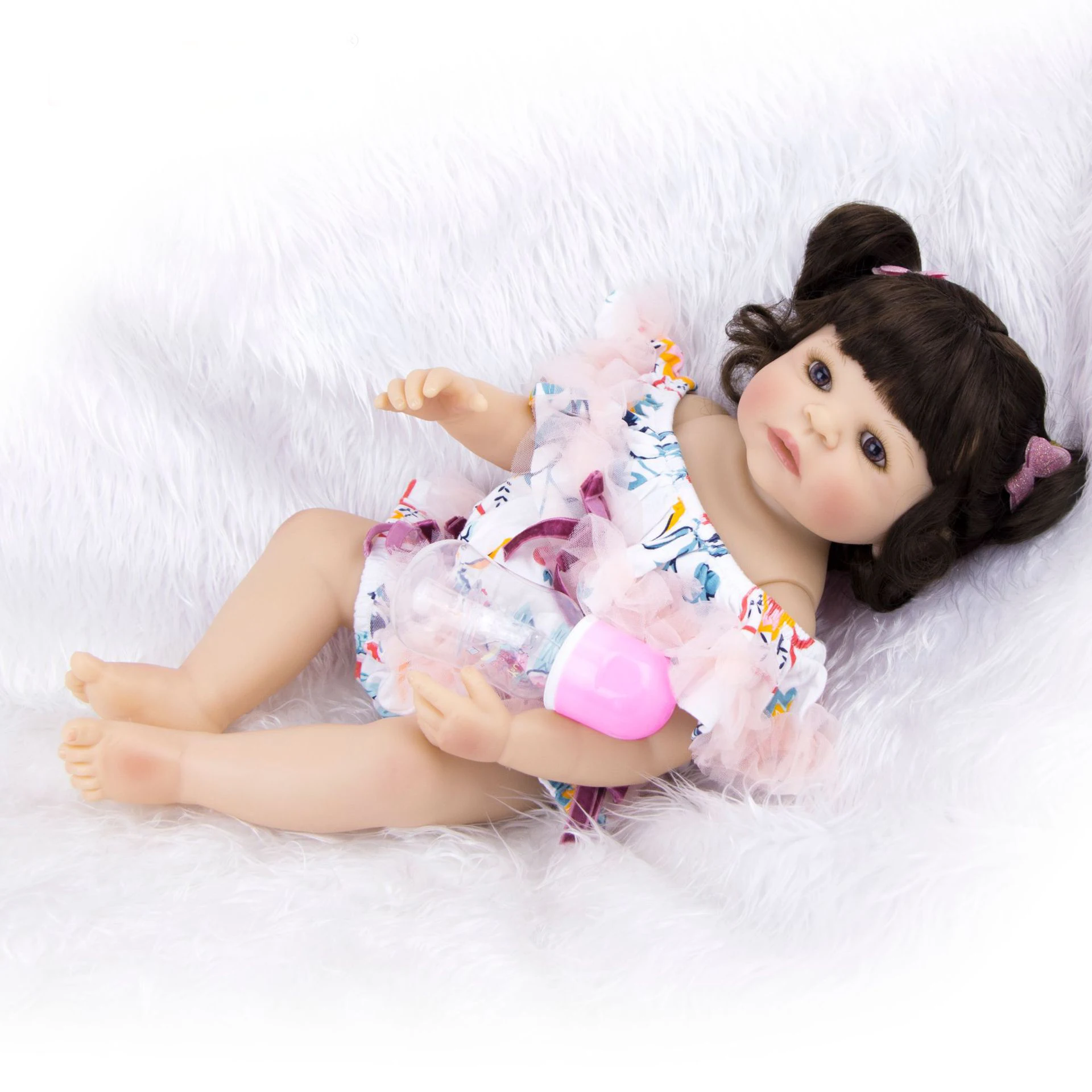 Waterproof and non-toxic Vinyl Silicone bebe Dolls Reborn Baby girls Toys 55 cm alive dolls Kids Boy bath Playmates gift diy toy
Waterproof and non-toxic Vinyl Silicone bebe Dolls Reborn Baby girls Toys 55 cm alive dolls Kids Boy bath Playmates gift diy toy