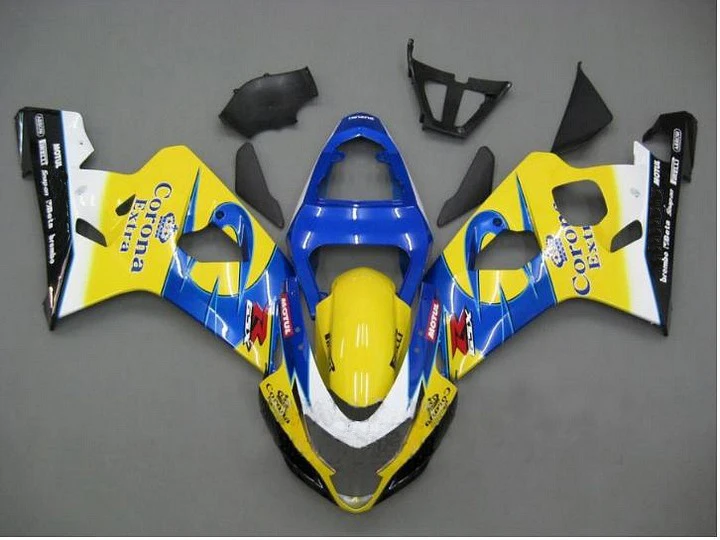 Injection Blue Yellow Fairing kits for SUZUKI GSXR600 750 GSXR600 GSXR 750 K4 04 05 2004 2005 Fairings kit
Injection Blue Yellow Fairing kits for SUZUKI GSXR600 750 GSXR600 GSXR 750 K4 04 05 2004 2005 Fairings kit