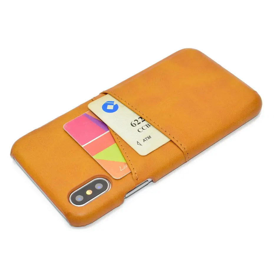 Чехол для Телефона iPhone 6 6s 7 8 X Plus кожаный чехол-кошелек с отделением карт