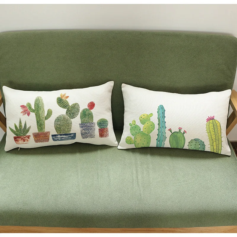 Cushion Cover Home Decor Decorative Pillowcase Cactus Plant Print Throw Pillow Cover Linen Cotton Cushion For Sofa 45x45 30x50
Cushion Cover Home Decor Decorative Pillowcase Cactus Plant Print Throw Pillow Cover Linen Cotton Cushion For Sofa 45x45 30x50