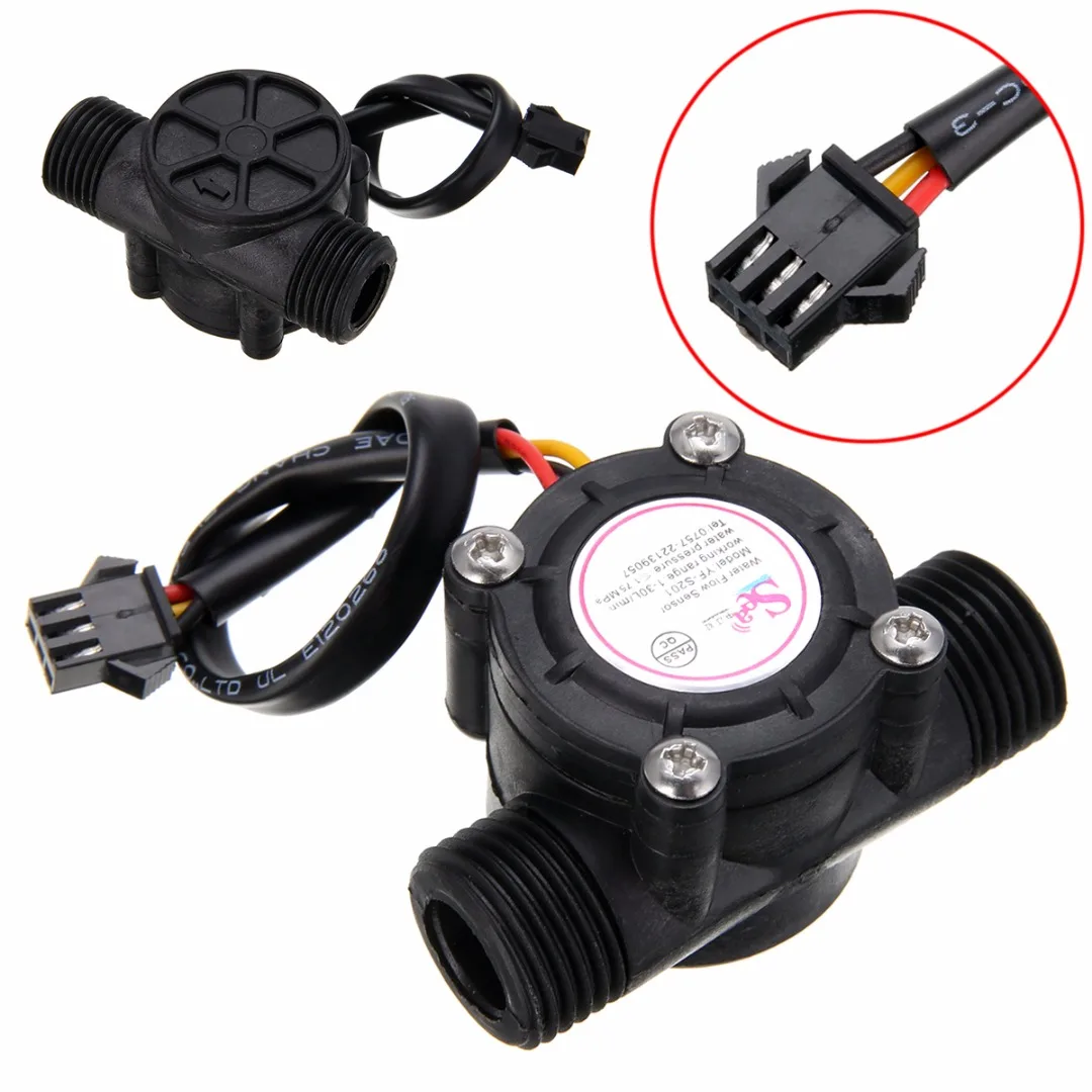 1-30L/min Water Flow Sensor Flowmeter 1/2" Flow Sensor Water Controller 2.0MPa For Flow Measurement Device
1-30L/min Water Flow Sensor Flowmeter 1/2" Flow Sensor Water Controller 2.0MPa For Flow Measurement Device