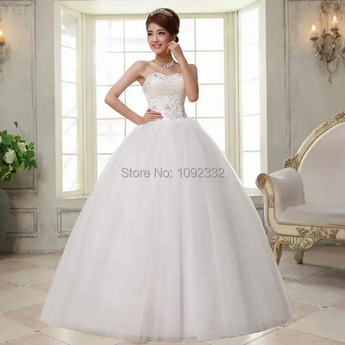 s 2016 New stock bridal gown plus size women wedding dress bandage slim tube top paillette style lace up sleeveless A46
s 2016 New stock bridal gown plus size women wedding dress bandage slim tube top paillette style lace up sleeveless A46