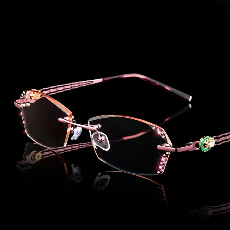 High Clear Eye Glasses Myopia For Women Famous Designer Rimless Eyeglasses Female Computer Prescription Complete Spectacles
High Clear Eye Glasses Myopia For Women Famous Designer Rimless Eyeglasses Female Computer Prescription Complete Spectacles