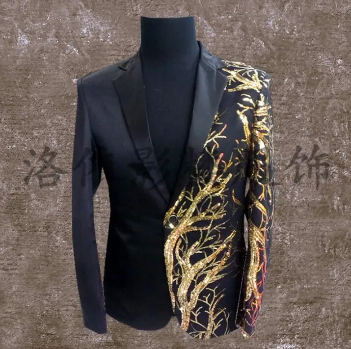 men suits designs masculino terno stage costumes for singers men sequin blazer dance clothes jacket style dress punk rock black
men suits designs masculino terno stage costumes for singers men sequin blazer dance clothes jacket style dress punk rock black