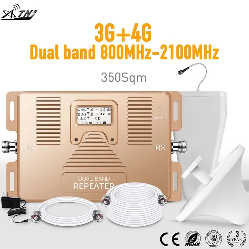 High Quality!LCD Smart DUAL BAND LTE 4G 800mhz+3G 2100mhz speed 3g/4g mobile signal booster cell signal repeater amplifier kit
High Quality!LCD Smart DUAL BAND LTE 4G 800mhz+3G 2100mhz speed 3g/4g mobile signal booster cell signal repeater amplifier kit