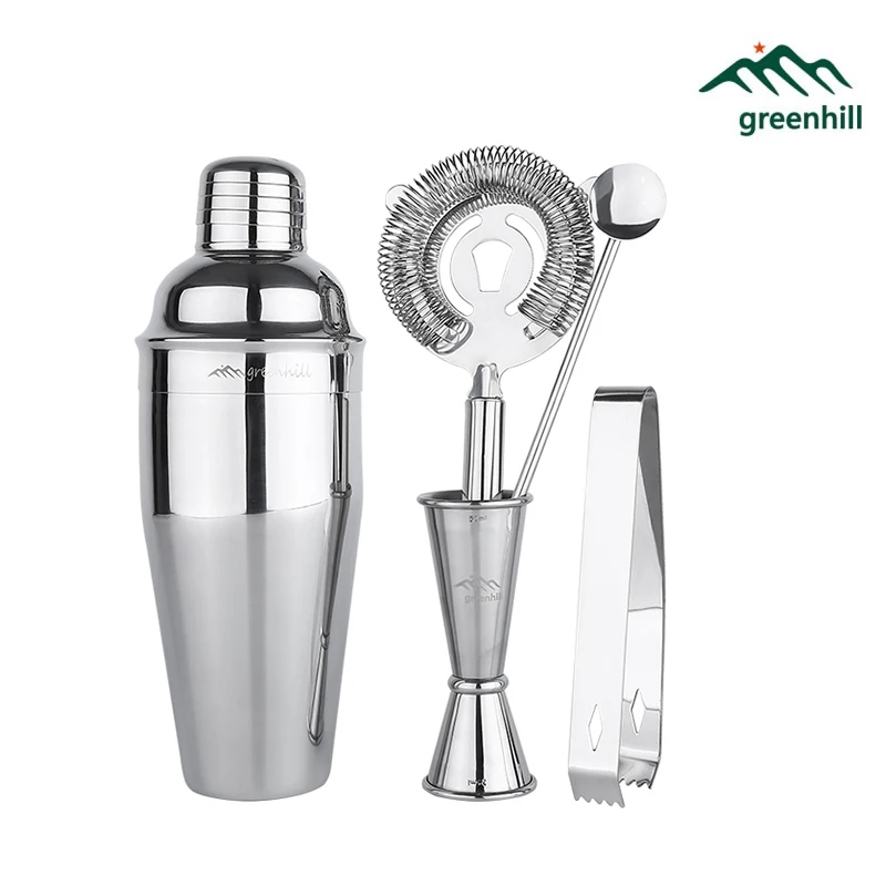 Premium 5 Pieces of Bartender Kit : Cocktail 24oz Shaker, Jigger, Spoon, Ice Tong, Ice Strainer, Barware / Bar Set Tools
Premium 5 Pieces of Bartender Kit : Cocktail 24oz Shaker, Jigger, Spoon, Ice Tong, Ice Strainer, Barware / Bar Set Tools