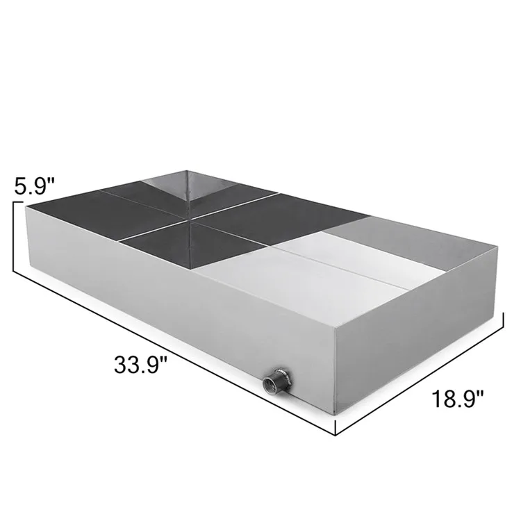Кленовый сироп Tig 18 Ga сковорода для закипания 18x34x6 испаритель из нержавеющей