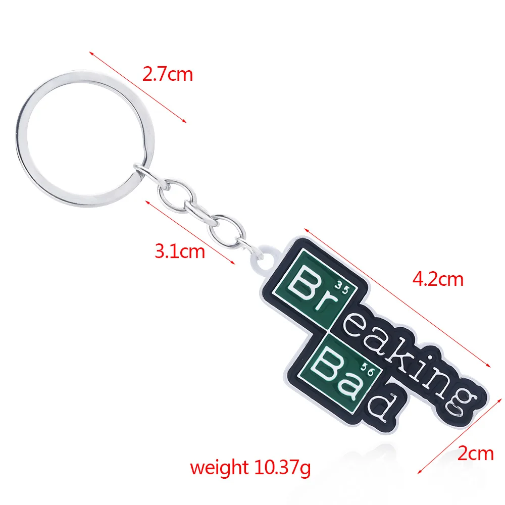 TV Breaking Bad Keychain Letter Logo Key Chain for Women Men Car Keyring Chaveiro Jewelry Christmas Gift
TV Breaking Bad Keychain Letter Logo Key Chain for Women Men Car Keyring Chaveiro Jewelry Christmas Gift