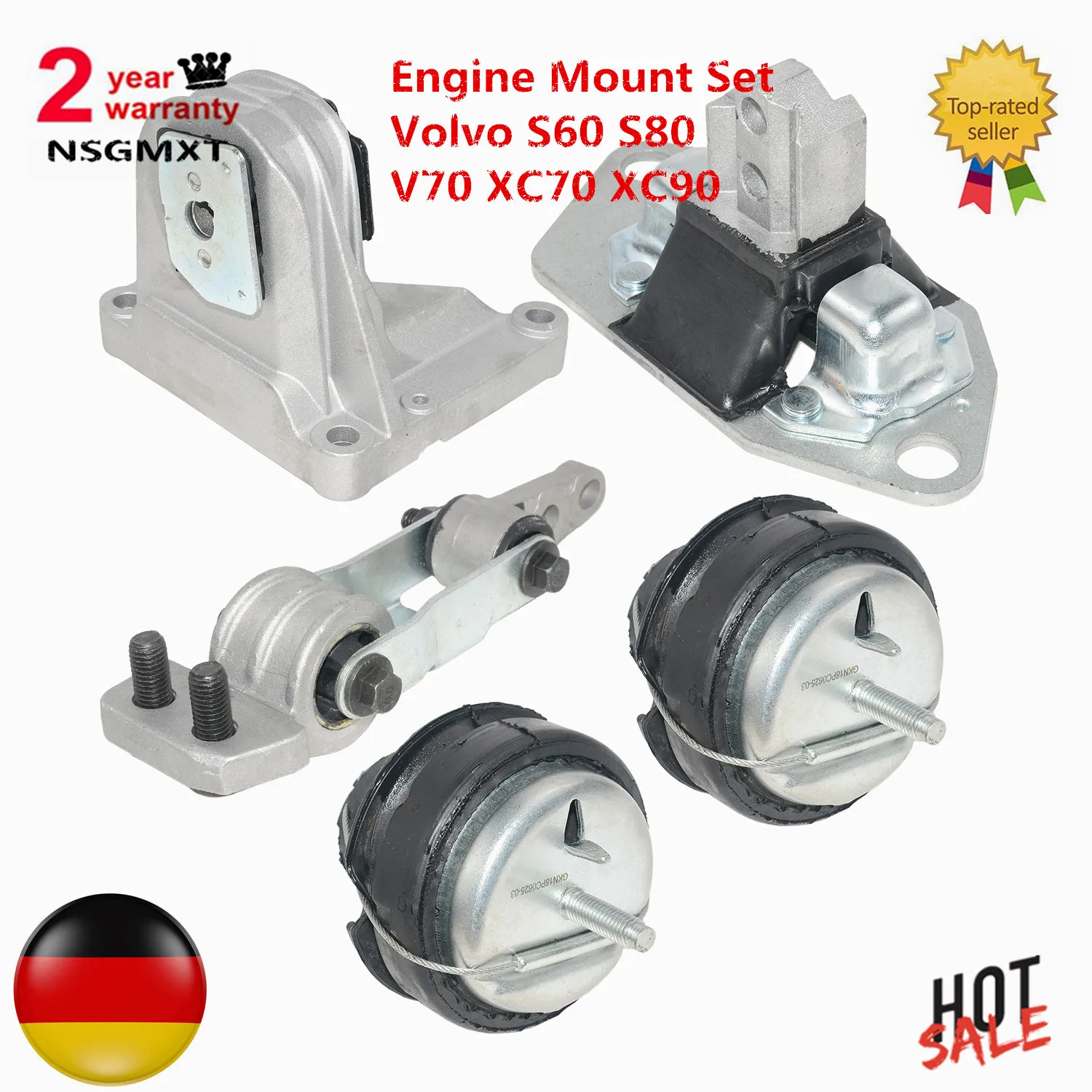 AP03 новый комплект креплений двигателя (5 шт.) для Volvo S60, S80, V70, XC70, XC90, арт.: 30680750, 30748811, 8624757, 9186364, 9485152, 9492872
AP03 новый комплект креплений двигателя (5 шт.) для Volvo S60, S80, V70, XC70, XC90, арт.: 30680750, 30748811, 8624757, 9186364, 9485152, 9492872