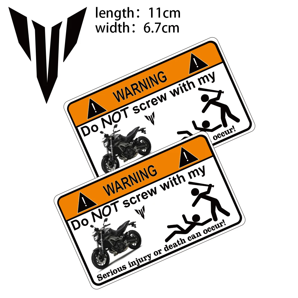 KODASKIN 2 Pieces Do Not Screw Warning Sticker Decal for YAMAHA MT09 MT10 MT07 MTX3 MT01
KODASKIN 2 Pieces Do Not Screw Warning Sticker Decal for YAMAHA MT09 MT10 MT07 MTX3 MT01