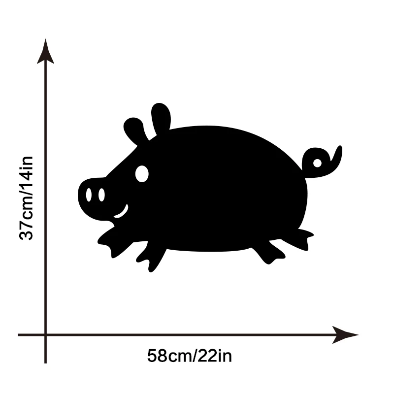 Pig Art Chalkboard Wall Sticker Removable Drawing Decals Creative Blackboard Wall Stickers for Kids Room Home Decals
Pig Art Chalkboard Wall Sticker Removable Drawing Decals Creative Blackboard Wall Stickers for Kids Room Home Decals