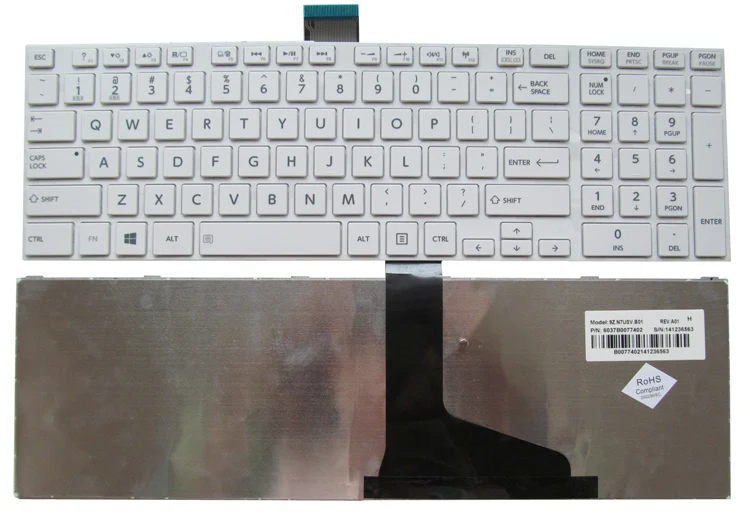 Новая белая клавиатура SSEA для США для Toshiba Satellite C850 C850D L850 L850D C855 C870 C870D C875 C875D L855 L870 L870D L875 L875D
Новая белая клавиатура SSEA для США для Toshiba Satellite C850 C850D L850 L850D C855 C870 C870D C875 C875D L855 L870 L870D L875 L875D