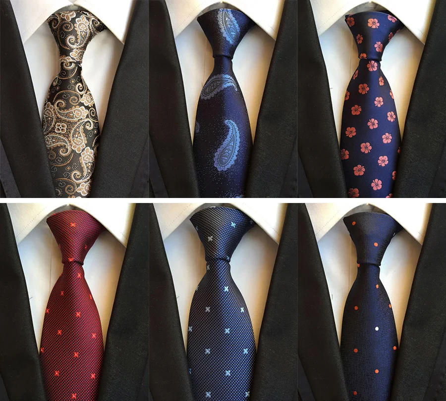 QXY мужские модные галстуки для мужчин бизнес платье полиэстер шелковый галстук
