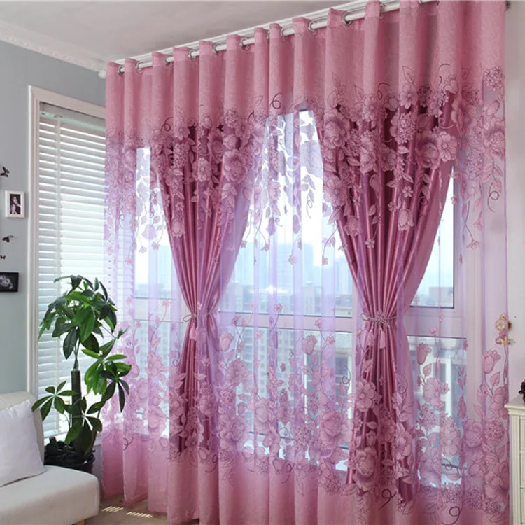 Double layer Luxury Window Curtains Set for Living Room European Royal Curtains for the Bedroom (1 PC Curtain and 1 PC voile)
Double layer Luxury Window Curtains Set for Living Room European Royal Curtains for the Bedroom (1 PC Curtain and 1 PC voile)