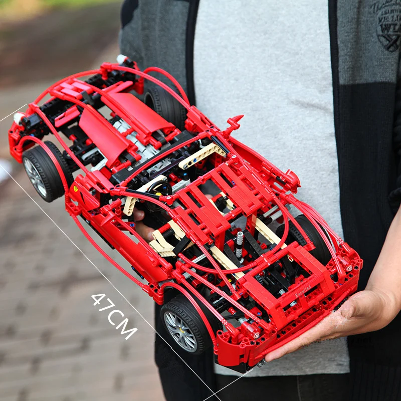 High-Tech Racing Car Enzo Ferrariracer Fiorano 599 GTB 1:10 Building Blocks Bricks Compatible Iepinblocks 8145 Racer Model Toys
High-Tech Racing Car Enzo Ferrariracer Fiorano 599 GTB 1:10 Building Blocks Bricks Compatible Iepinblocks 8145 Racer Model Toys
