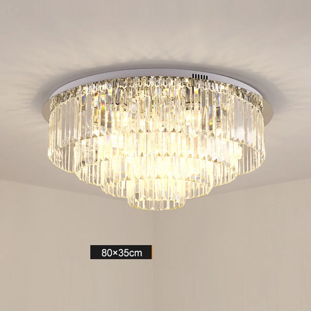 Modern Design 4 Layers Crystal Ceiling Chandelier LED Light AC110V 220v Lustre Cristal Bedroom Living Room Lamp
Modern Design 4 Layers Crystal Ceiling Chandelier LED Light AC110V 220v Lustre Cristal Bedroom Living Room Lamp
