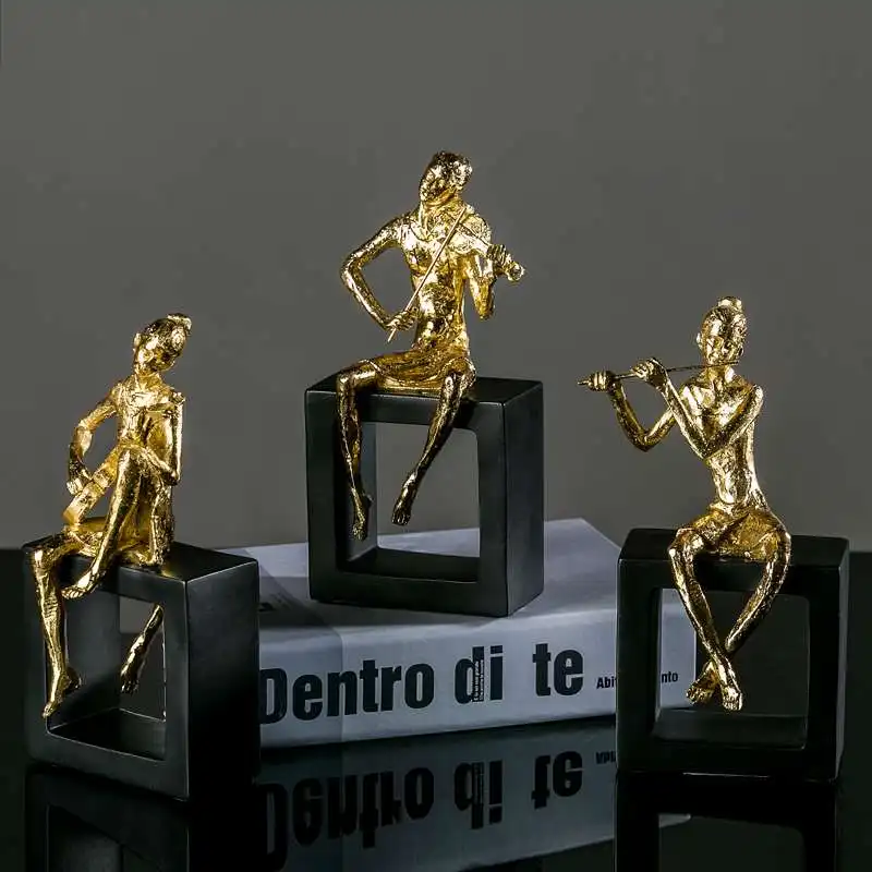 Musician Figure Statues & Sculptures Resin Crafts Europe Style Ornaments Home Decoration Accessories R469
Musician Figure Statues & Sculptures Resin Crafts Europe Style Ornaments Home Decoration Accessories R469