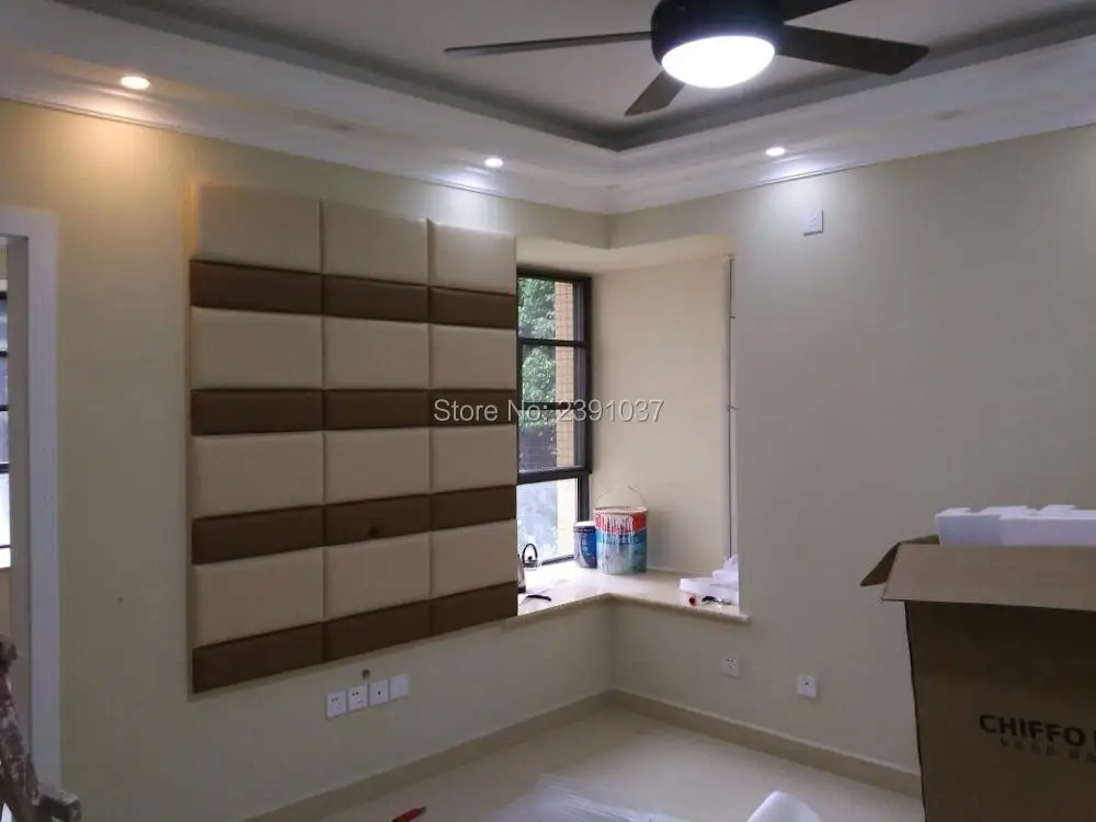 Custom PU Leather Acoustic Panel 12pcs 60*30cm+12pcs 60*15cm acoustic panel Leather Panel for Wall of Living Room Bedroom
Custom PU Leather Acoustic Panel 12pcs 60*30cm+12pcs 60*15cm acoustic panel Leather Panel for Wall of Living Room Bedroom